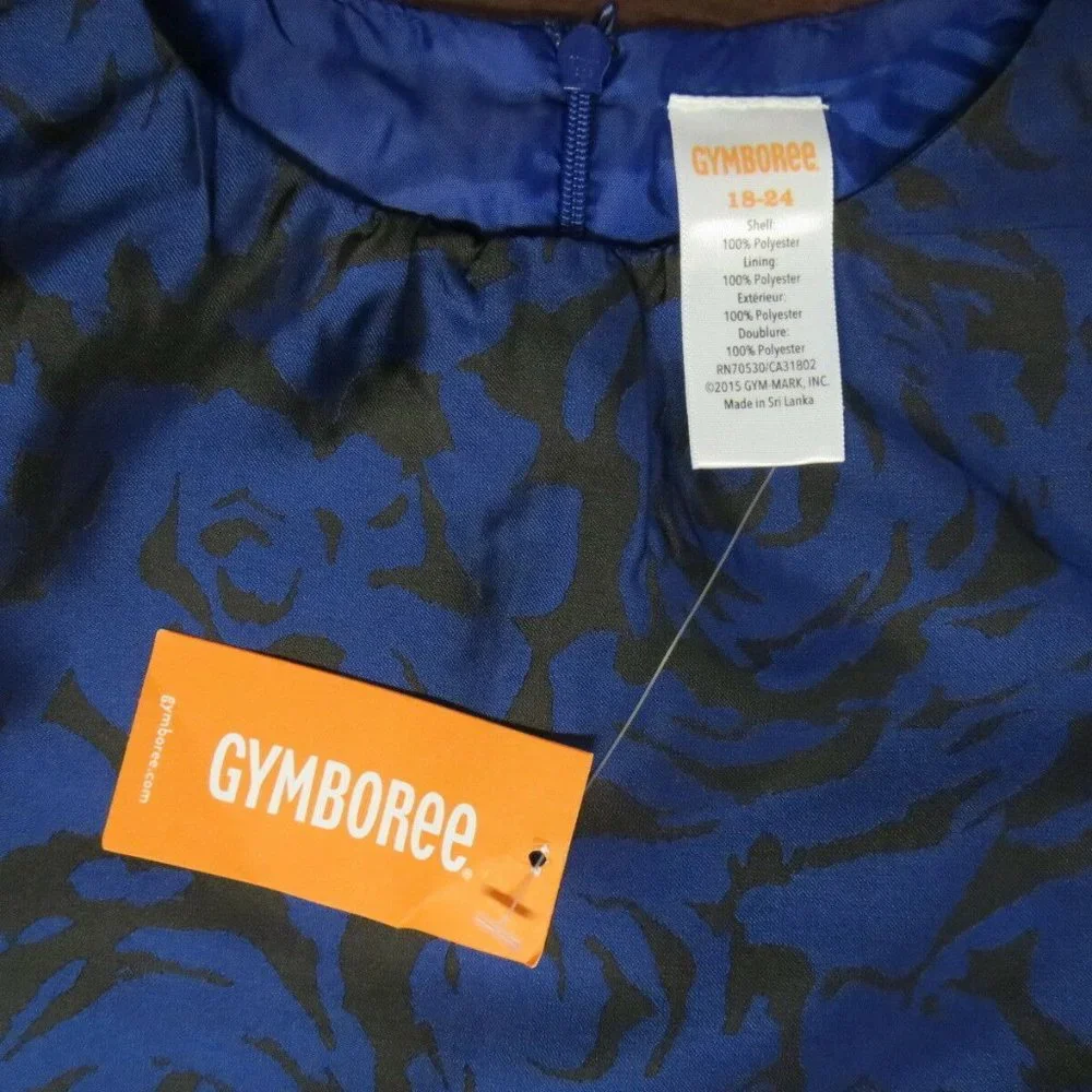 NWT‎ Gymboree Holiday Occasion Dress Royal Blue 18m